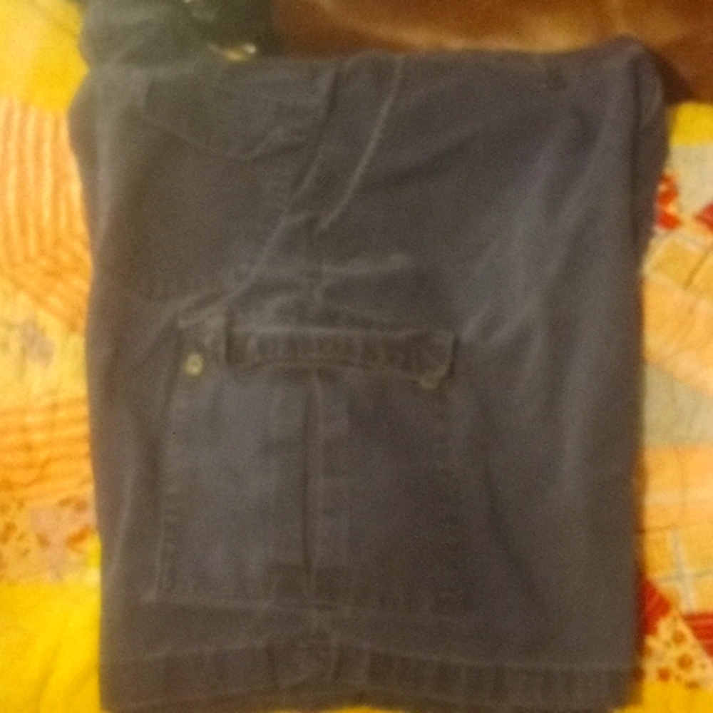 W35 Highland blue cargo Shorts